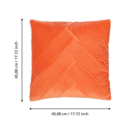Eglo 420264 - Διακοσμητικό μαξιλάρι SHOURA 45x45 cm πορτοκαλί