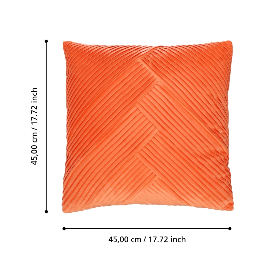 Eglo 420264 - Διακοσμητικό μαξιλάρι SHOURA 45x45 cm πορτοκαλί