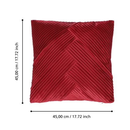 Eglo 420265 - Διακοσμητικό μαξιλάρι SHOURA 45x45 cm κόκκινο