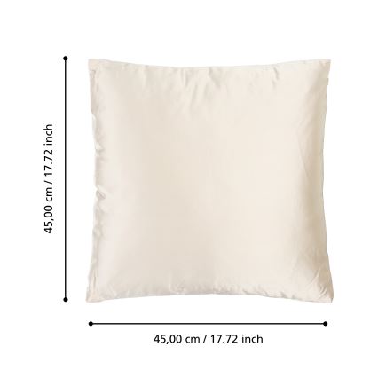 Eglo 420272 - Διακοσμητικό μαξιλάρι KYONAN 45x45 cm σε κρεμ απόχρωση