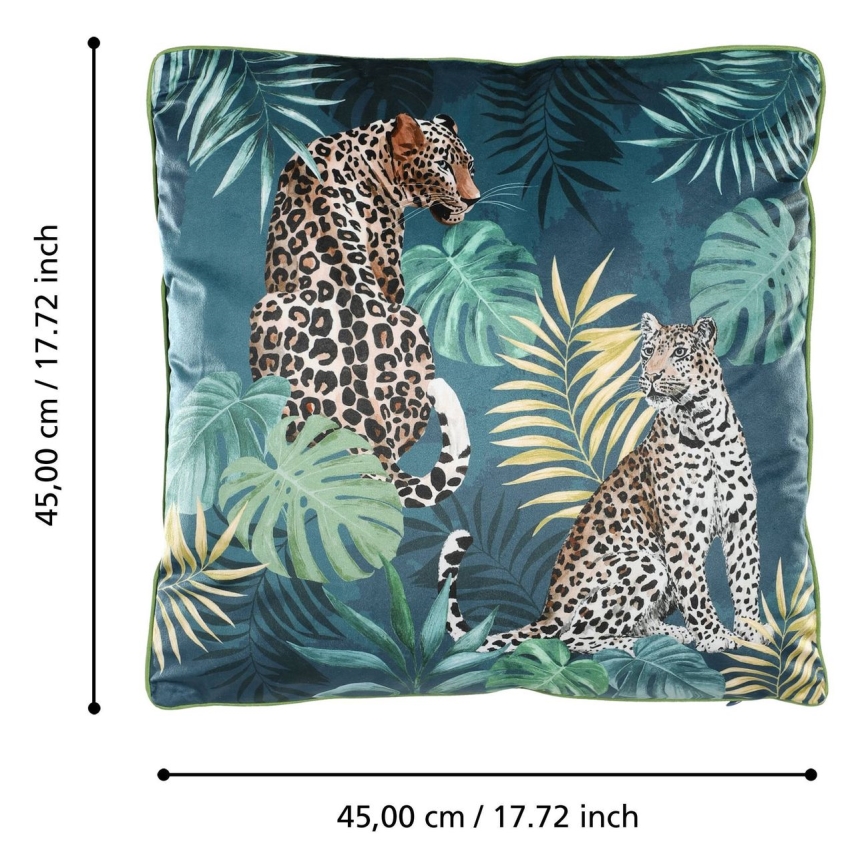 Eglo - Διακοσμητικό μαξιλάρι 45x45 cm πράσινο