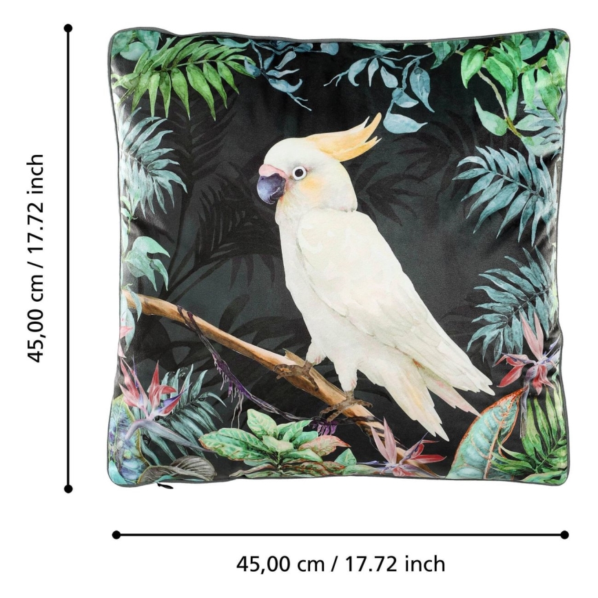 Eglo - Διακοσμητικό μαξιλάρι 45x45 cm πολύχρωμα