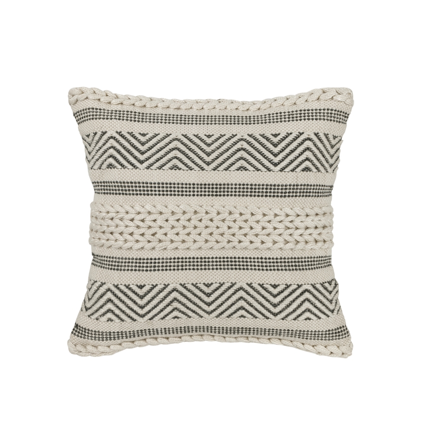 Eglo 420304 - Διακοσμητικό μαξιλάρι MELUT 45x45 cm κρεμ/μαύρο