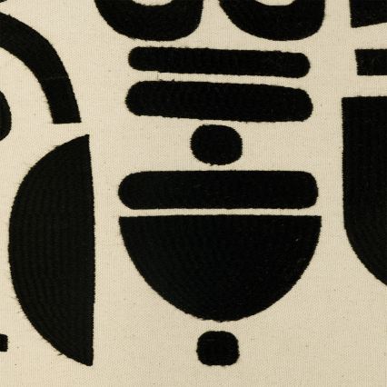 Eglo 420307 - Διακοσμητικό μαξιλάρι CHEVERY 45x45 εκ., κρεμ/μαύρο