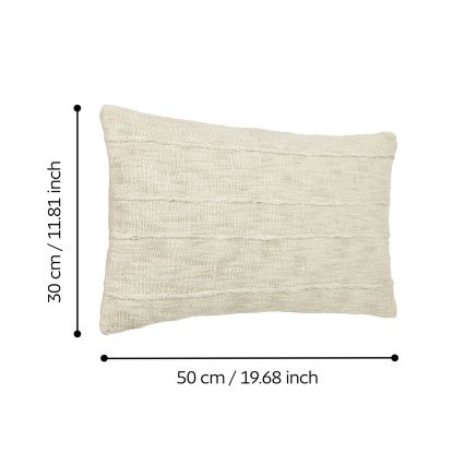 Eglo 420336 - Διακοσμητικό μαξιλάρι SHILABO 50x30 cm μπεζ