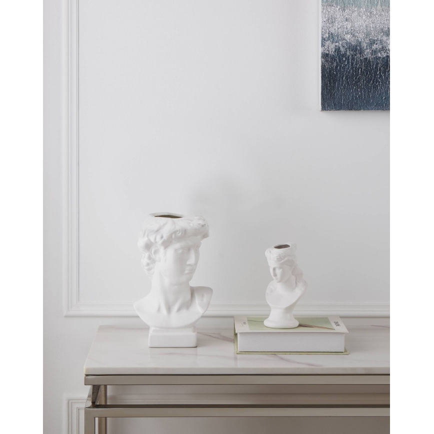 Eglo - Κεραμικό βάζο 26x16 cm λευκό
