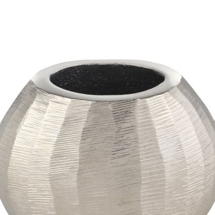 Eglo - Μεταλλικό βάζο 9,5x11 cm ματ χρώμιο