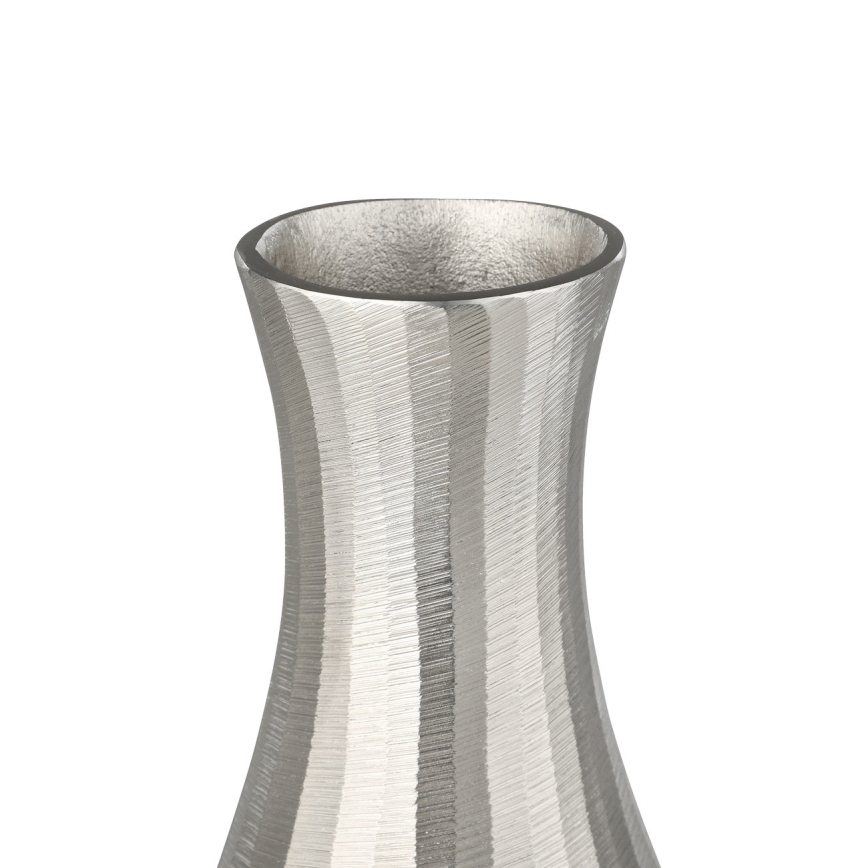 Eglo - Μεταλλικό βάζο 28,5x13 cm ασημί