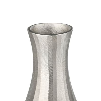 Eglo - Μεταλλικό βάζο 28,5x13 cm ασημί