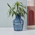 Eglo 421219 - Γυάλινο βάζο SIRANANA 22x14,5 cm μπλε/καπνιστό