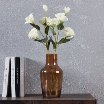 Eglo 421224 - Γυάλινο βάζο SIRANANA 25x13,3 cm καφέ/καπνιστό