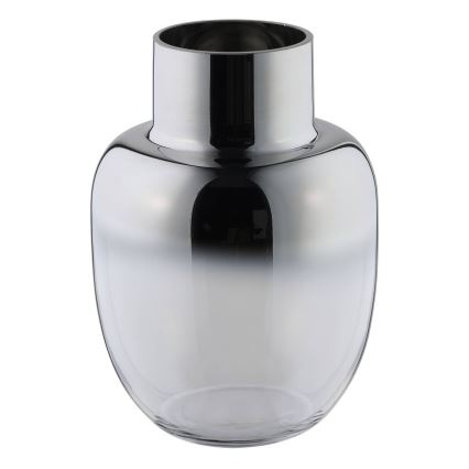 Eglo - Γυάλινο βάζο 20x14 cm ασημί