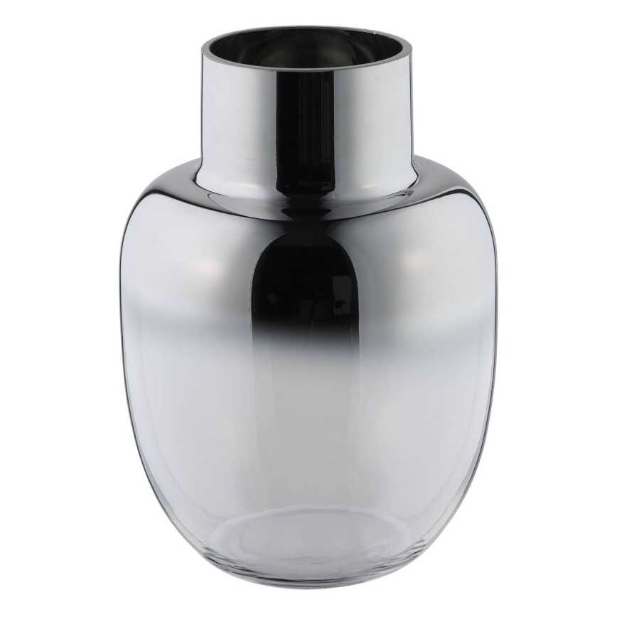 Eglo - Γυάλινο βάζο 20x14 cm ασημί