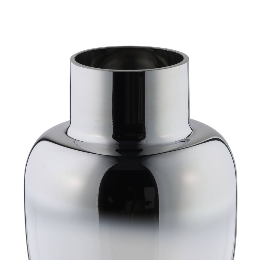 Eglo - Γυάλινο βάζο 20x14 cm ασημί