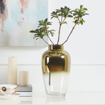 Eglo 421358 - Γυάλινο βάζο KENYASI 27x15,5 cm χρυσό