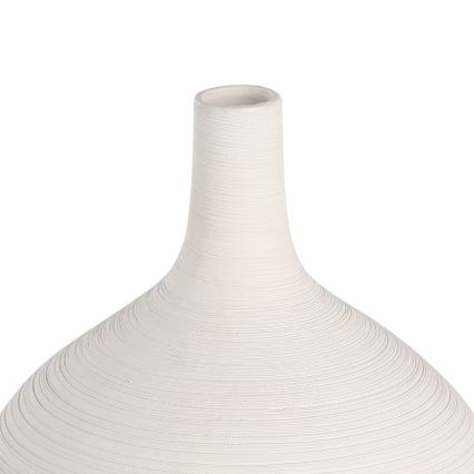 Eglo - Κεραμικό βάζο 22x16 cm λευκό/χρυσό