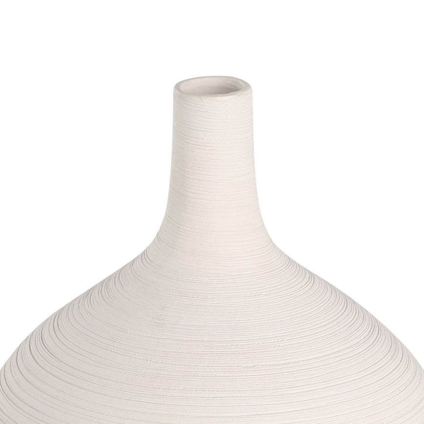 Eglo - Κεραμικό βάζο 22x16 cm λευκό/χρυσό