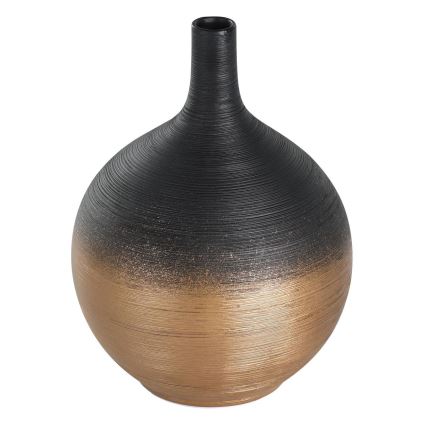 Eglo - Κεραμικό βάζο 22x16 cm μαύρο/χρυσό