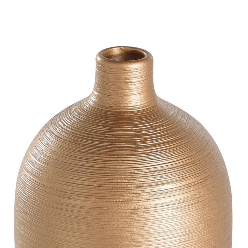 Eglo - Κεραμικό βάζο 28x15 cm λευκό/χρυσό