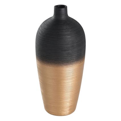 Eglo - Κεραμικό βάζο 28x12,5 cm μαύρο/χρυσό