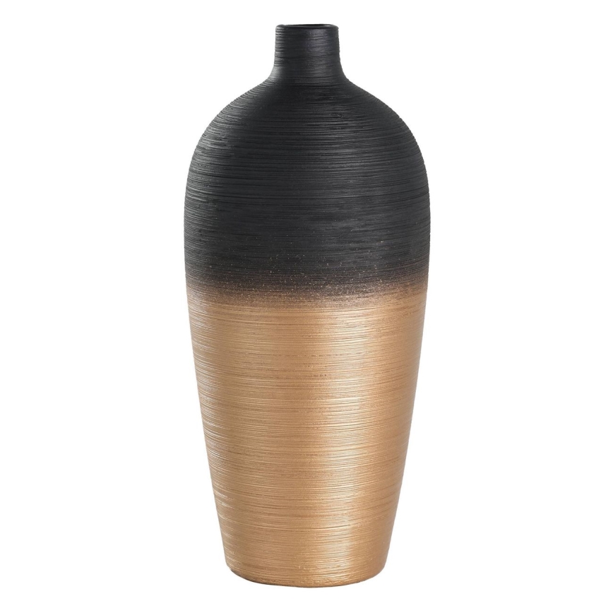 Eglo - Κεραμικό βάζο 28x12,5 cm μαύρο/χρυσό