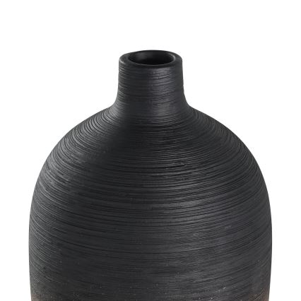 Eglo - Κεραμικό βάζο 28x12,5 cm μαύρο/χρυσό