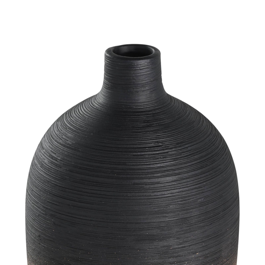 Eglo - Κεραμικό βάζο 28x12,5 cm μαύρο/χρυσό