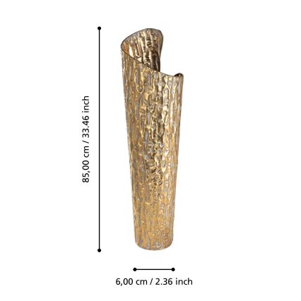Eglo 421643 - Μεταλλικό βάζο LENGGENG 85×60 cm, χρυσό
