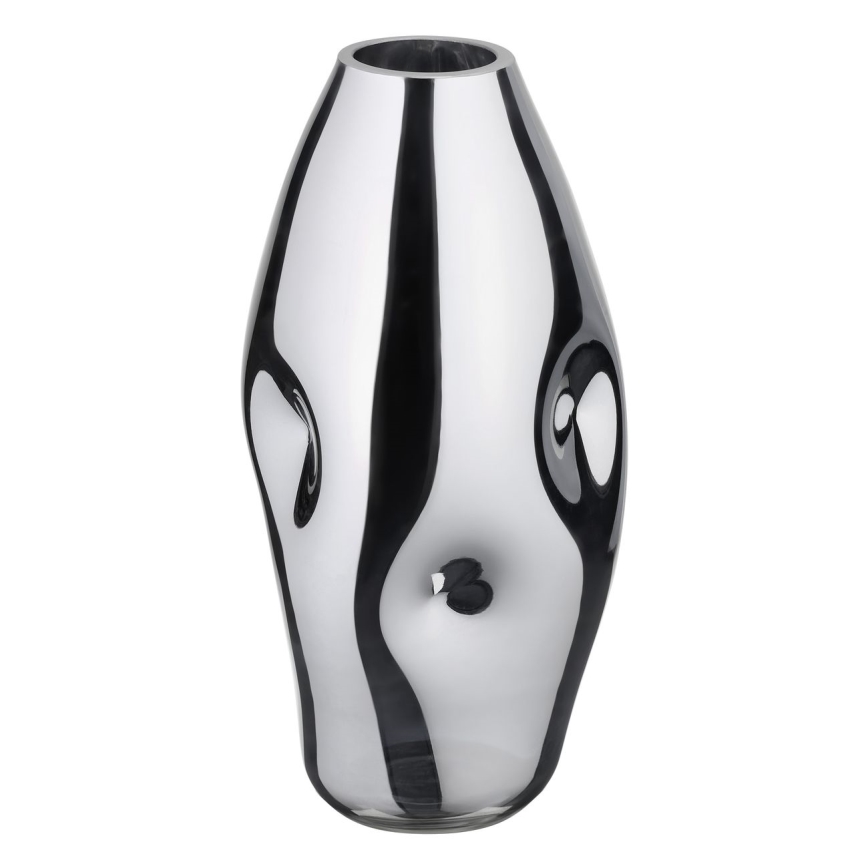 Eglo 421682 - Γυάλινο βάζο XIPORAI 28,5x14,5 cm γυαλιστερό χρώμιο