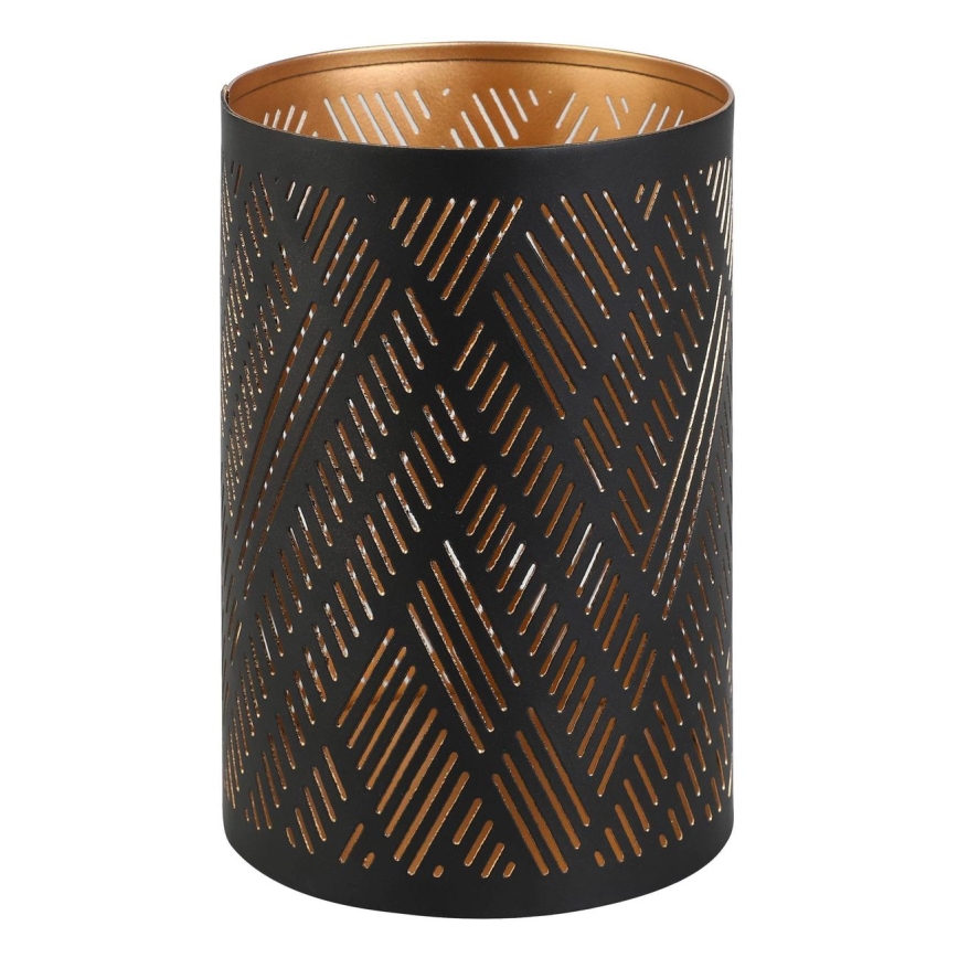 Eglo - Κρεμαστή γλάστρα λουλουδιών 15x10 cm μαύρο/χρυσό