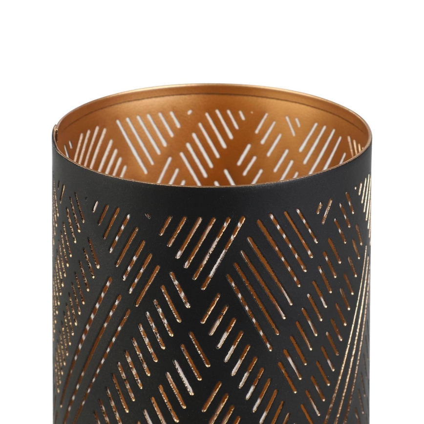 Eglo - Κρεμαστή γλάστρα λουλουδιών 15x10 cm μαύρο/χρυσό