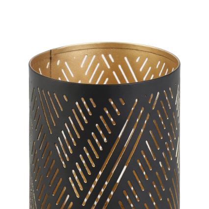 Eglo - Κρεμαστή γλάστρα λουλουδιών 10x7,5 cm μαύρο/χρυσό
