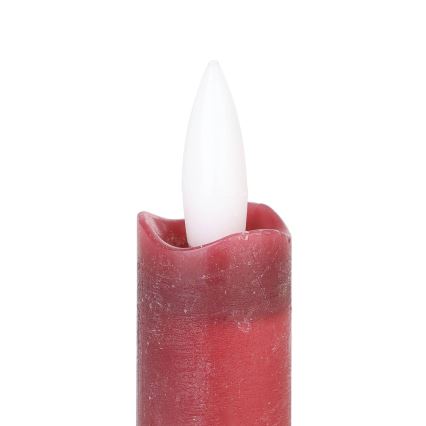 Eglo - ΣΕΤ 2x Κεριά LED LED/1xAAA 15 cm κόκκινο