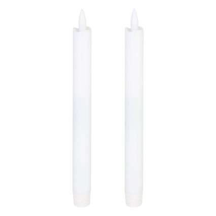 Eglo - ΣΕΤ 2x LED Κερί LED/1xAAA 24,5 εκ λευκό