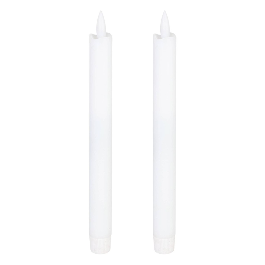 Eglo - ΣΕΤ 2x Κεριά LED LED/1xAAA 24,5 cm λευκό