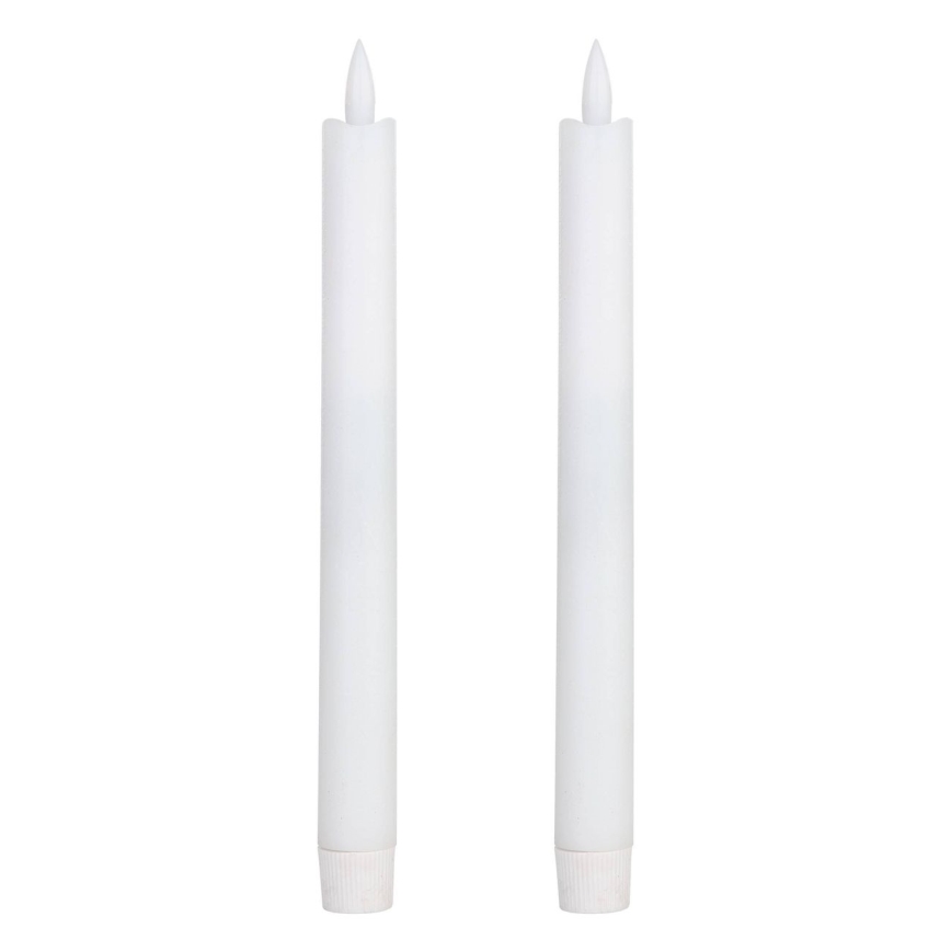 Eglo - ΣΕΤ 2x Κεριά LED LED/1xAAA 24,5 cm λευκό