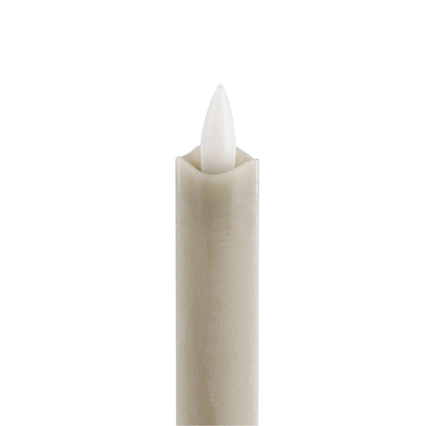Eglo - ΣΕΤ 2x Κεριά LED LED/1xAAA 24,5 cm μπεζ