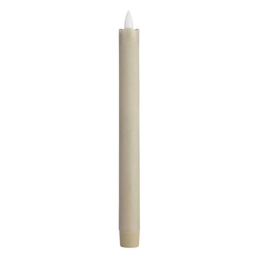 Eglo - ΣΕΤ 2x Κεριά LED LED/1xAAA 24,5 cm μπεζ