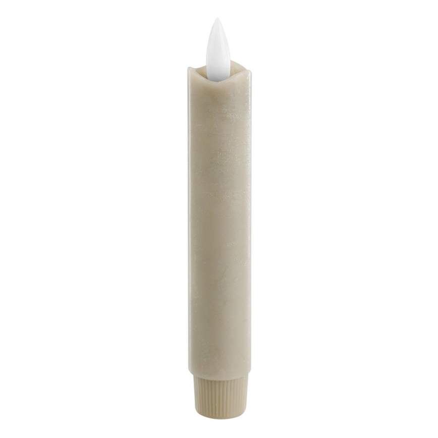 Eglo - ΣΕΤ 2x Κεριά LED LED/1xAAA 15 cm μπεζ