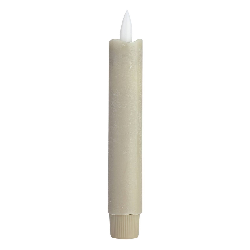 Eglo - ΣΕΤ 2x Κεριά LED LED/1xAAA 15 cm μπεζ