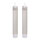 Eglo 422223 - ΣΕΤ 2x Κεριά LED ANTANABE LED/1xAAA 15 cm γκρι