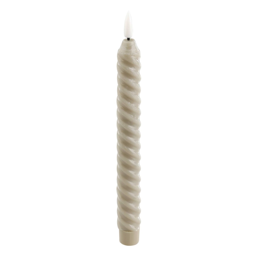 Eglo - ΣΕΤ 2x Κεριά LED LED/1xAAA 24,5 cm μπεζ