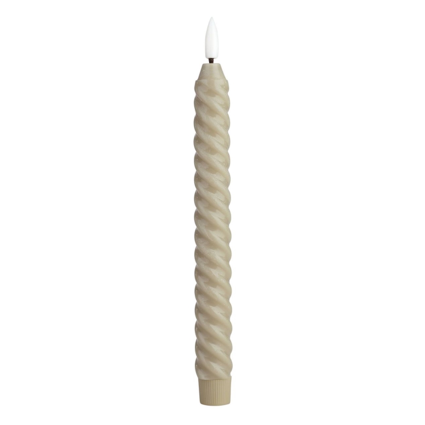 Eglo - ΣΕΤ 2x Κεριά LED LED/1xAAA 24,5 cm μπεζ