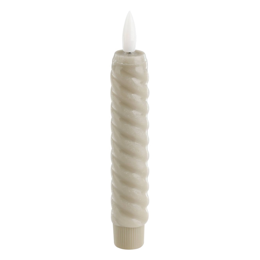 Eglo - ΣΕΤ 2x Κεριά LED LED/1xAAA 15 cm μπεζ