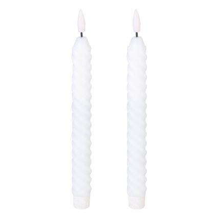 Eglo - ΣΕΤ 2x Κεριά LED LED/1xAAA 25 cm λευκό