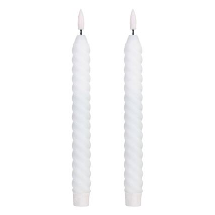 Eglo - ΣΕΤ 2x Κεριά LED LED/1xAAA 25 cm λευκό