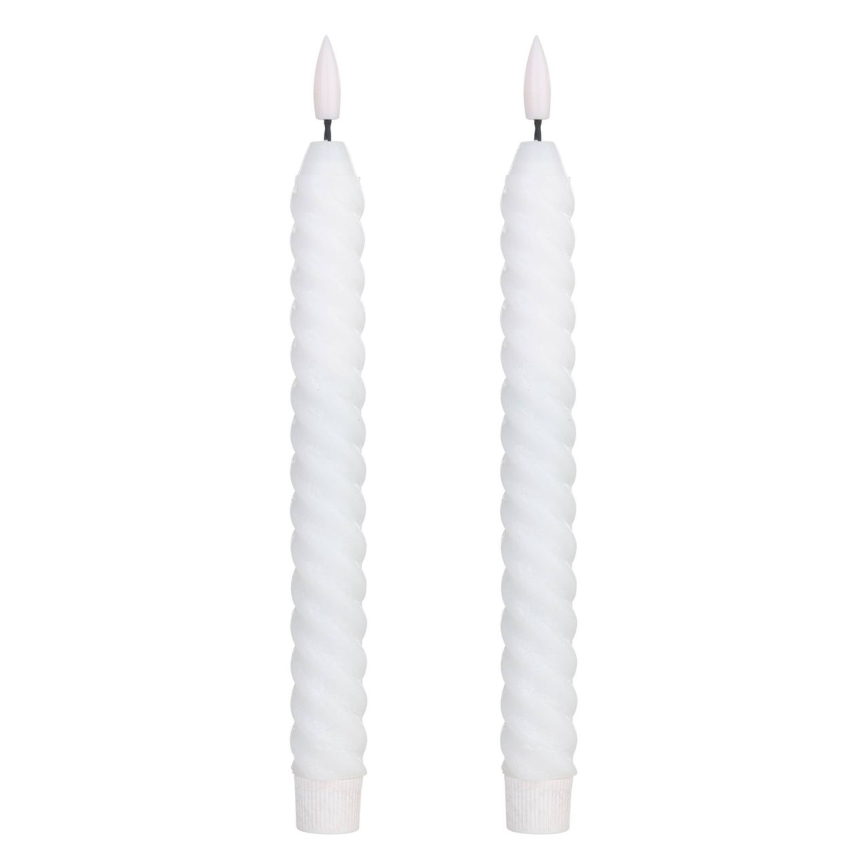 Eglo - ΣΕΤ 2x Κεριά LED LED/1xAAA 25 cm λευκό