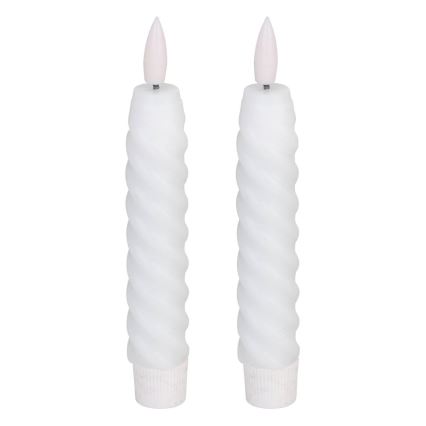 Eglo - ΣΕΤ 2x Κεριά LED LED/1xAAA 15 cm λευκό