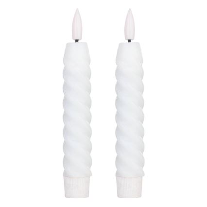 Eglo - ΣΕΤ 2x Κεριά LED LED/1xAAA 15 cm λευκό