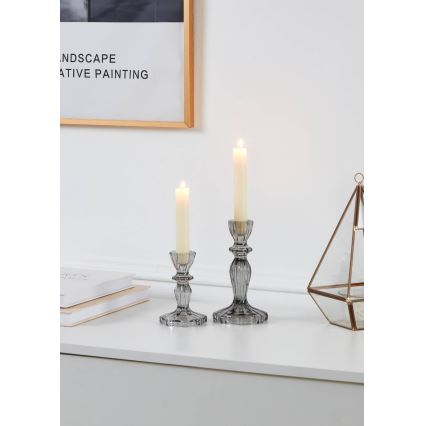 Eglo - Κηροπήγιο 11x7,5 cm γκρι